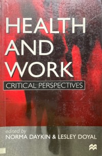 Health and Work: Critical Perspectives