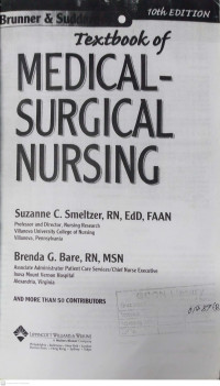 Textbook of Medical Surgical Nursing: Volume-1