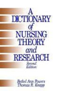 Image of A Dictionary of Nursing Theory and Research