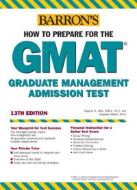 Barron's GMAT :Graduate Management Admission Test.