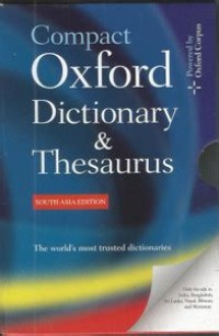 Image of Compact Oxford Thesaurus: the world's most trusted Dictionaries
