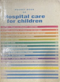 Pocket Book of Hospital Care for Children