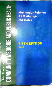 Textbook of community medicine and public health